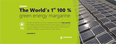 Zelená energia GO GREEN a margaríny Zeelandia