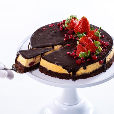 Jahodový cheesecake