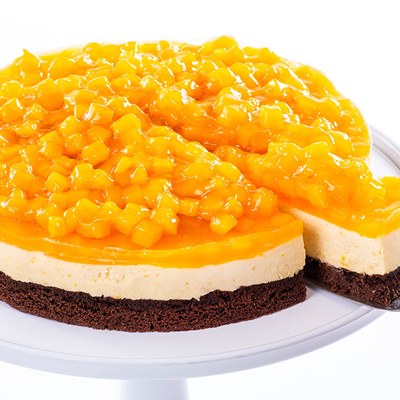 Mangový cheesecake