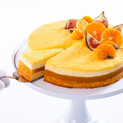 Pomarančový cheesecake