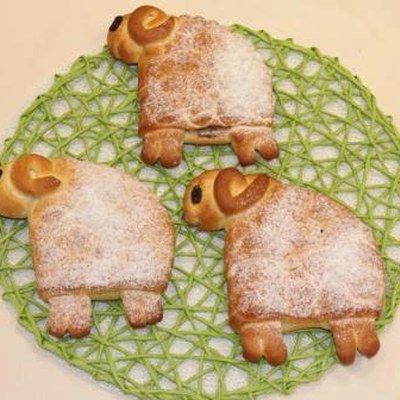 Veľkonočný baranček z Korent Vanilla