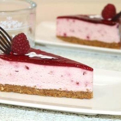 Malinový cheesecake