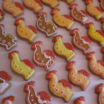 Veľkonočné perníky/kohútiky z Cesta korzenného