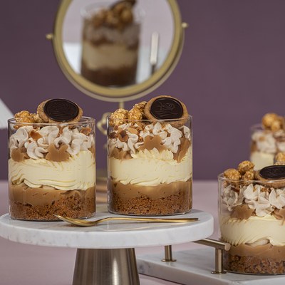 Banánovo - karamelové poháre