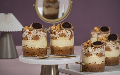 Banánovo - karamelové poháre