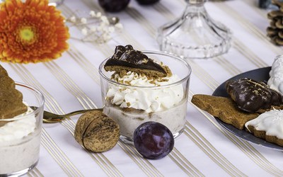 Perníkové Panna Cotta poháre 10ks