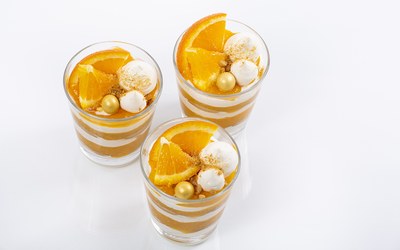 Tiramisu poháre s pomarančom