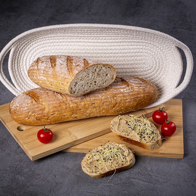 Zálesácky chlieb so Silkgrain Onion&Garlic a Spelt