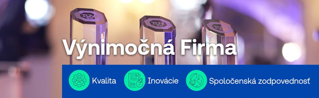 Ocenenie Výnimočná firma 2025 za kvalitu